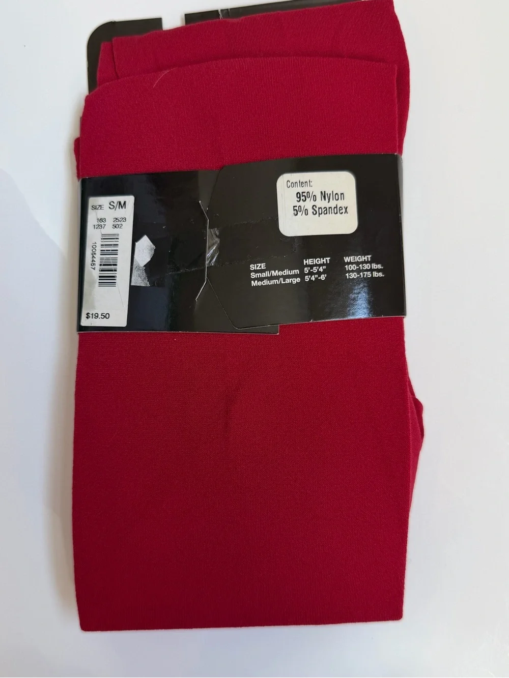 The Limited Red Opaque Tights - Berry Red